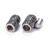 304 Stainless Steel Rhinestone Magnetic Clasps with Glue-in Ends RB-K005-29-2
